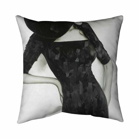 FONDO 26 x 26 in. Beautiful Classic Woman-Double Sided Print Indoor Pillow FO2772107